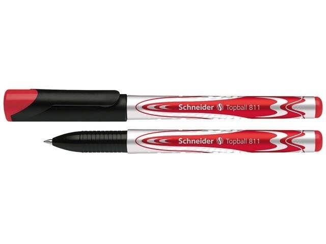 Schneider Schreibgeräte Topball 811 8112 0.5 mm Kolor zapisu: czerwono-srebrny 1 szt.-3