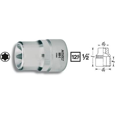 HAZET 1/4" Drive Torx E8 Socket - Professional Quality German Tool