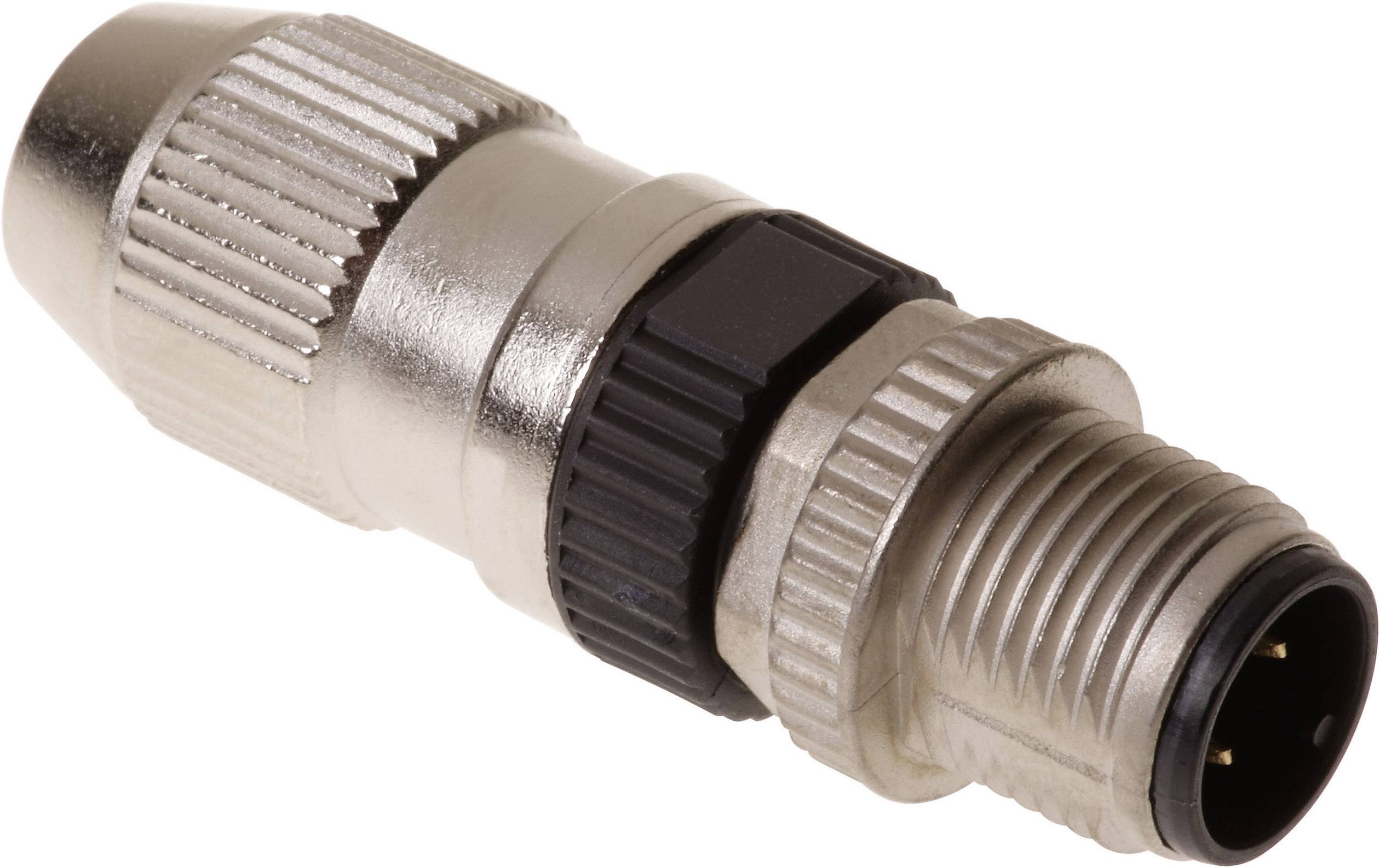 Круглий роз'єм M12 зі швидким підключенням HARTING HARAX® M12-L 21031111405 Кількість контактів: 4 1 шт.