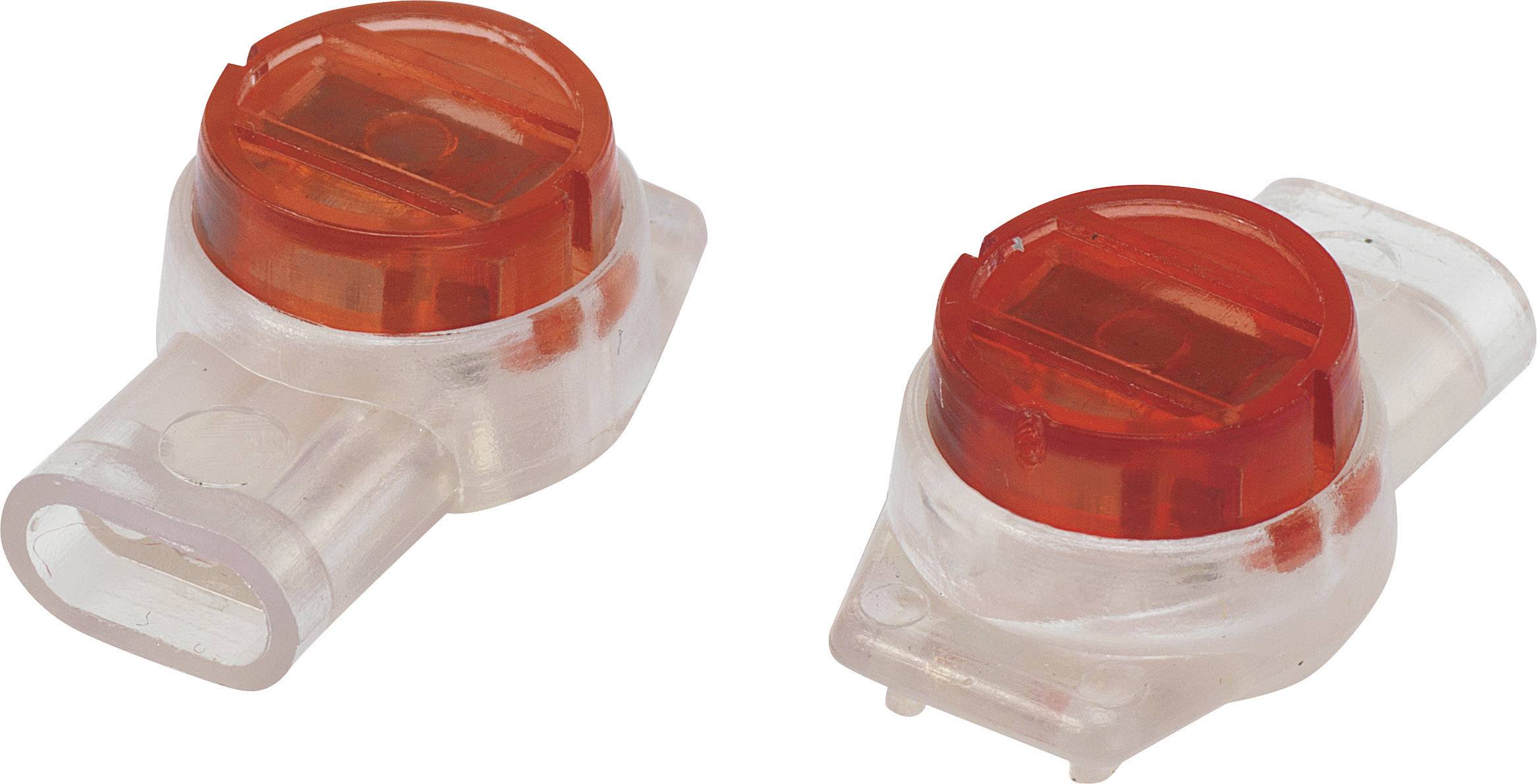 Одножильний роз'єм TRU COMPONENTS гнучкий: 0,13-0,65 мм² одножильний: 0,13-0,65 мм² Кількість контактів: 3 50 шт. червоного кольор