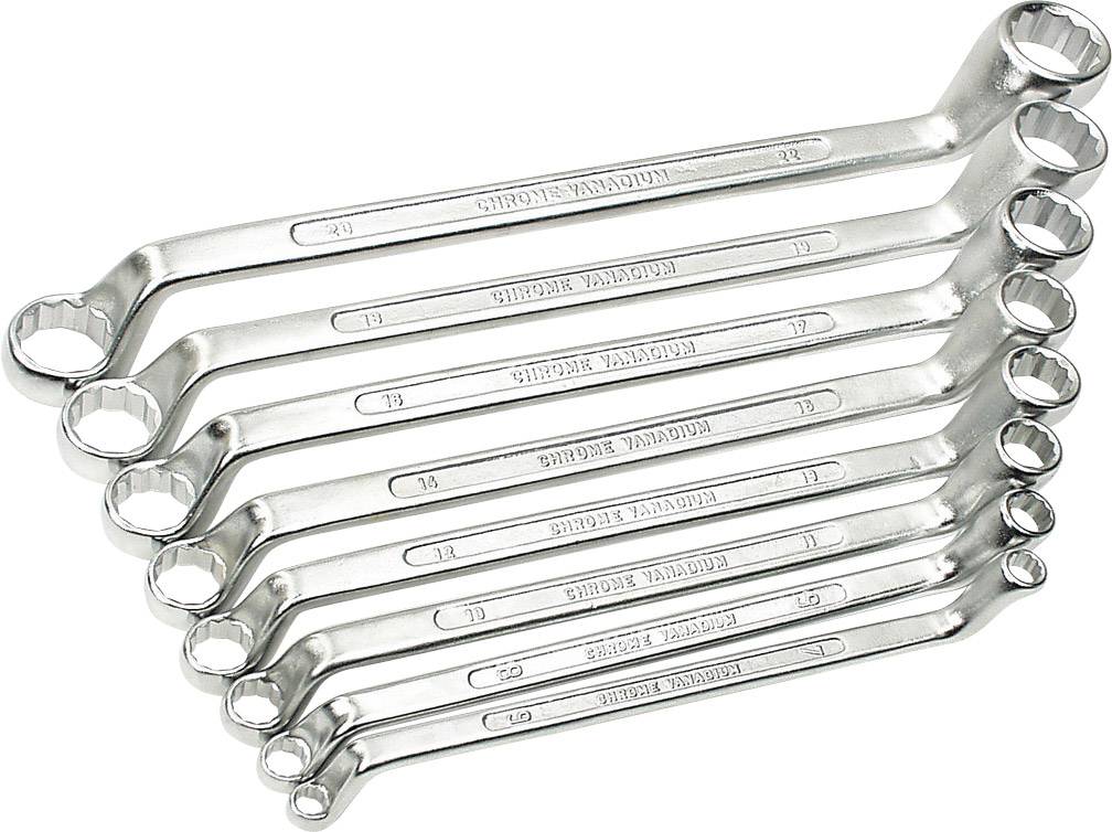 Подвійний накидний ключ Brüder Mannesmann M 140-08 DIN, 8 предм. Розмір ключа (метричний) (лише для назви) 6 - 22 мм