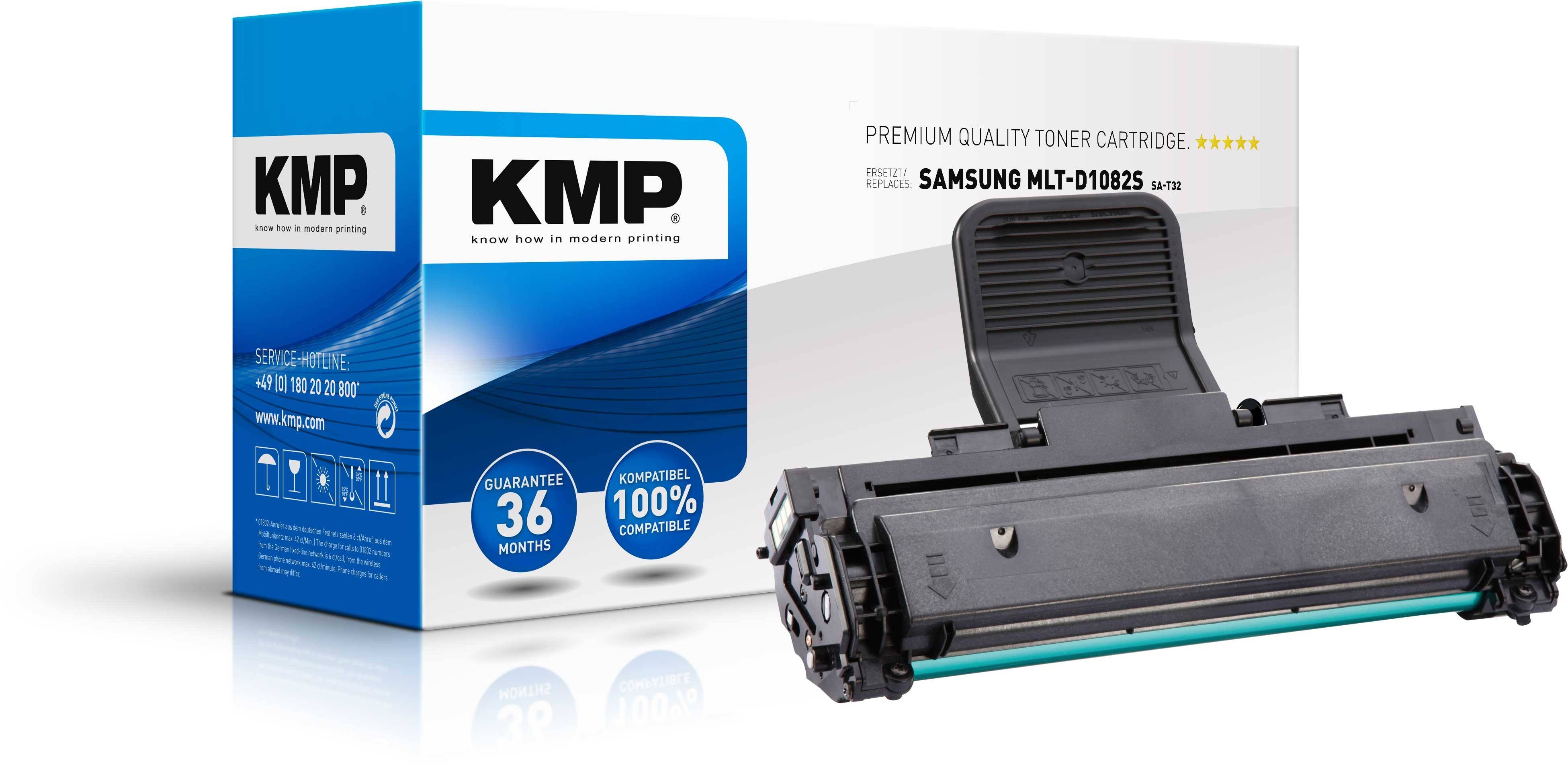 KMP Toner Zamiennik Samsung MLT-D1082S zamiennik Czarny 1500 strony SA-T32 1364,0000-1