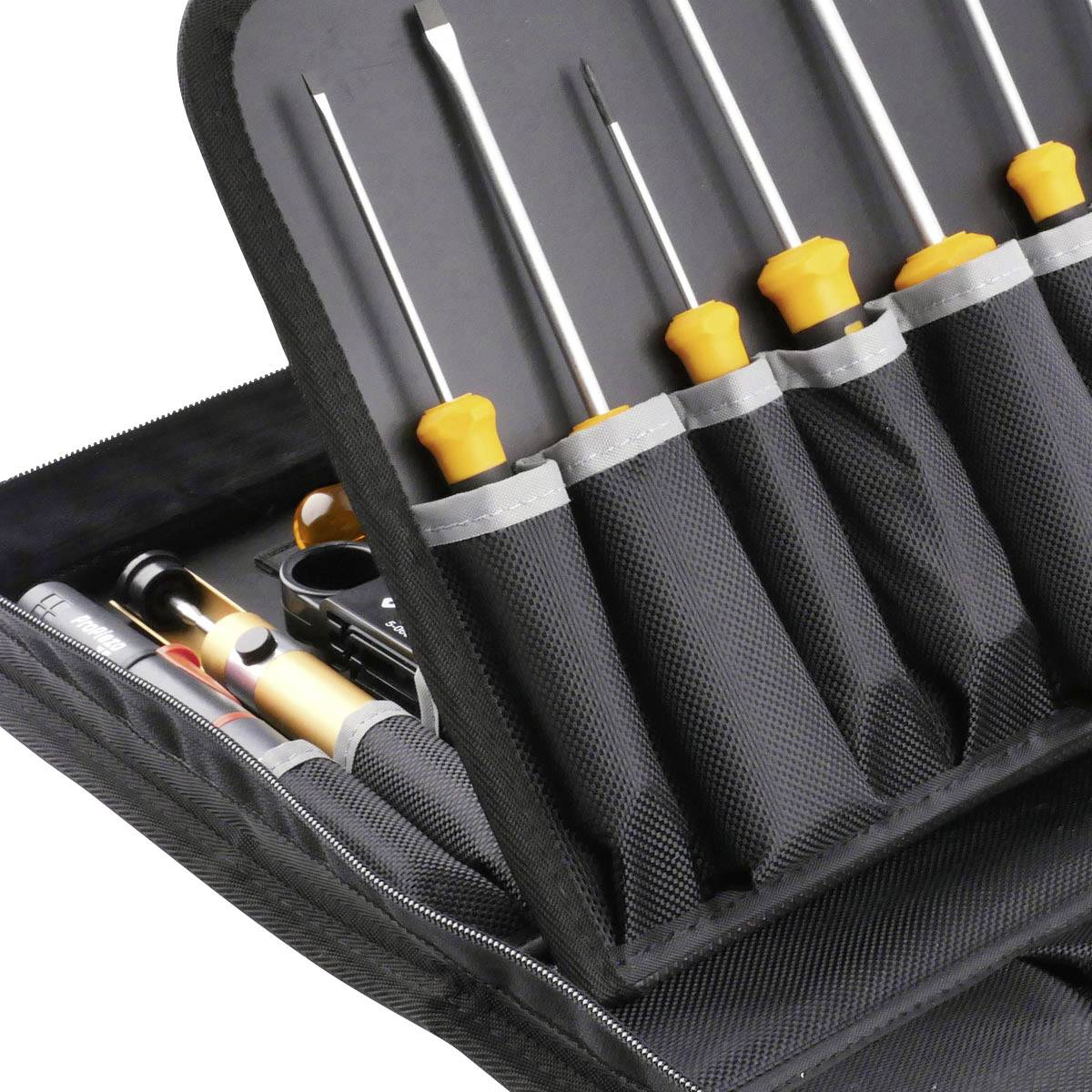 BERSTEIN Tools for Electronics 2700 na narzędzia sieciowe Zestaw narzędzi w torbie 23 szt.-2