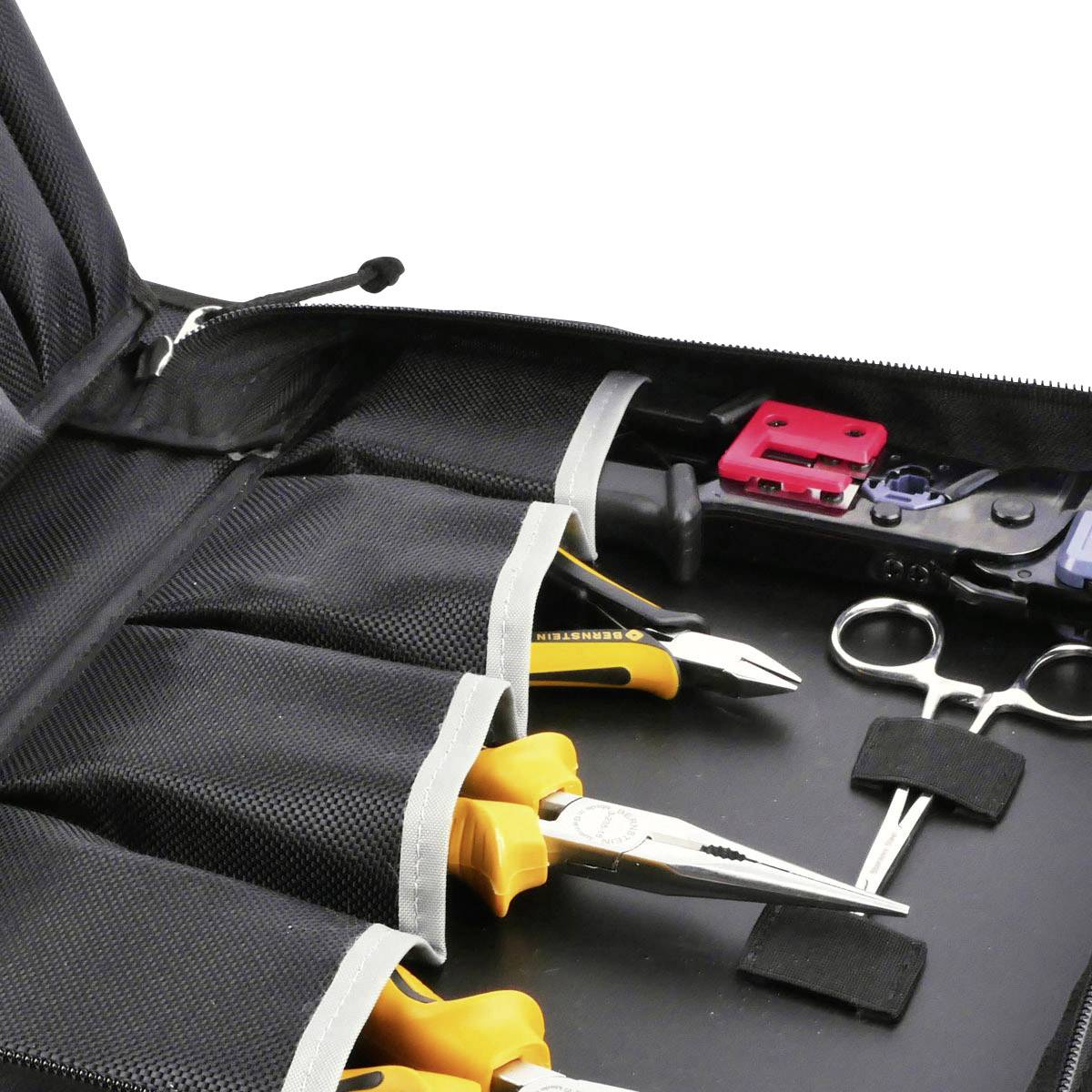 BERSTEIN Tools for Electronics 2700 na narzędzia sieciowe Zestaw narzędzi w torbie 23 szt.-3