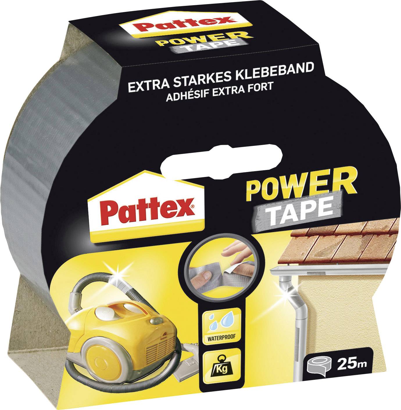 Posters mute worst Taśma materiałowa Pattex Pattex Power Tape (D x S) 25 m x 50 mm 25 m 1 szt.  | Zamów w Conrad.pl