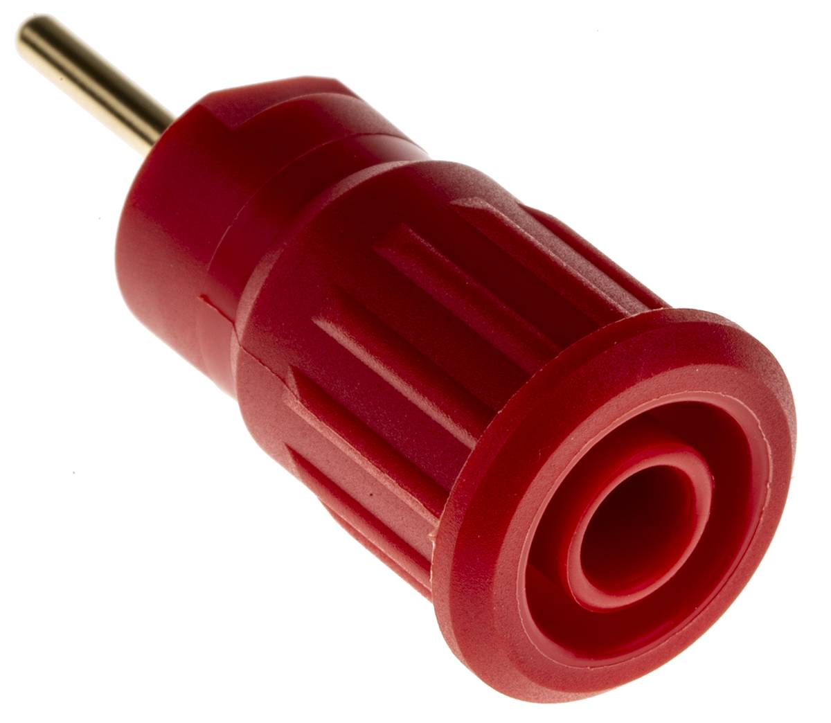 Złącze żeńskie laboratoryjne zabezpieczone złącze żeńskie do wbudowania czerwony Stäubli SEB4-R 1 szt.-2