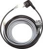 Kabel zasilający 70261155, H05VV- F, 2,0 m, 250 V, szary