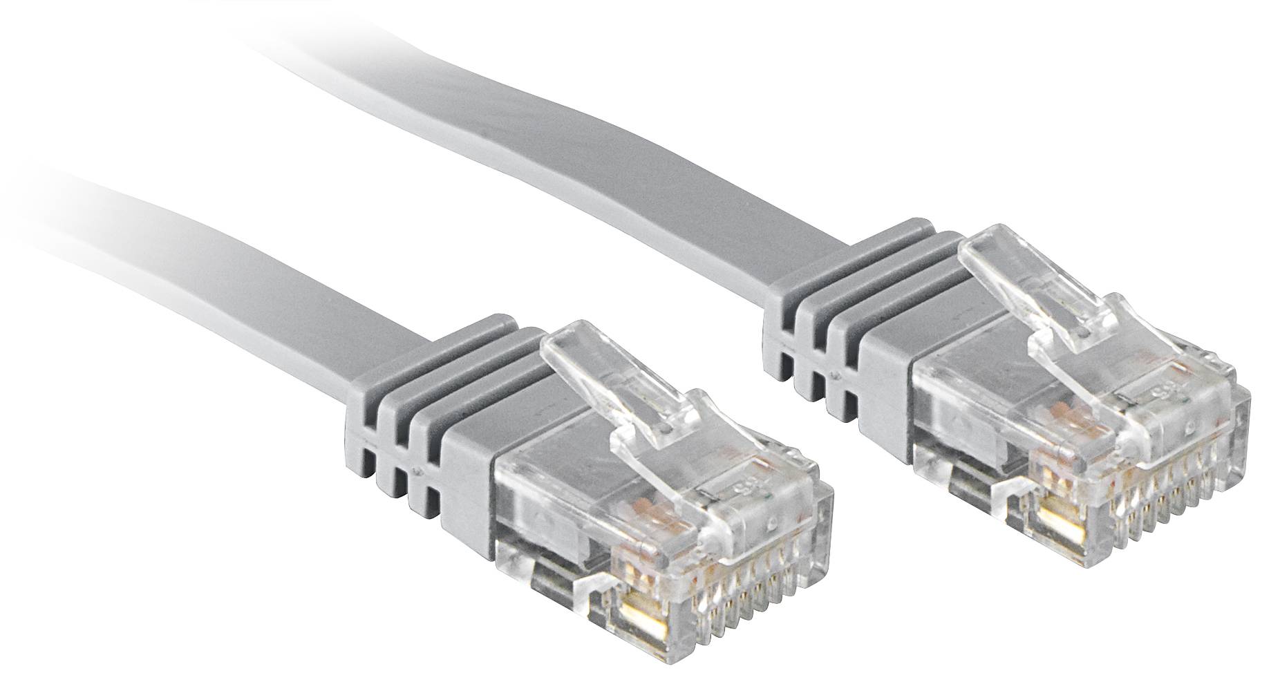 kabel LAN LINDY 47491, 1 szt., RJ45, CAT 6, U/UTP, 1.00 m, szary-3