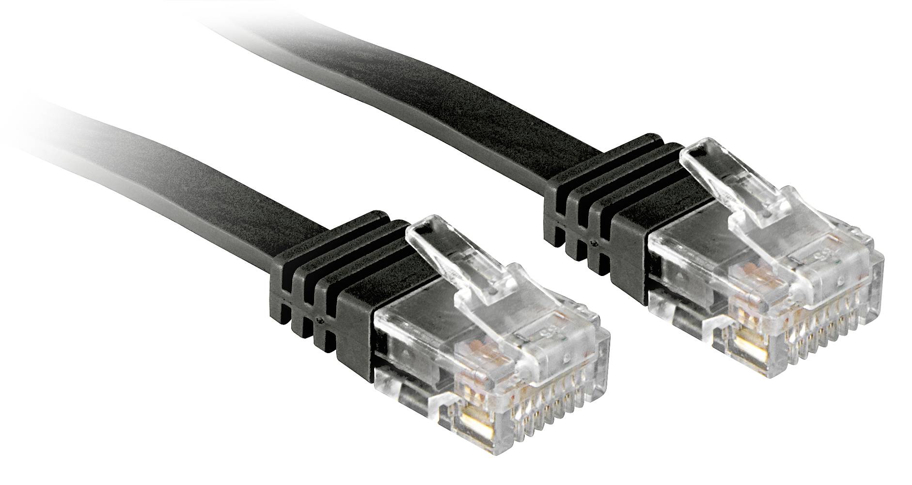 kabel LAN LINDY 47520, 1 szt., RJ45, CAT 6, U/UTP, 0.30 m, czarny-2