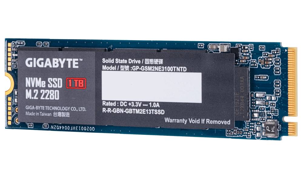 Dysk wewnętrzny SSD NVMe/PCIe M.2 1 TB Gigabyte M.2 NVMe PCIe 3.0 x4 Produkt nowy-2
