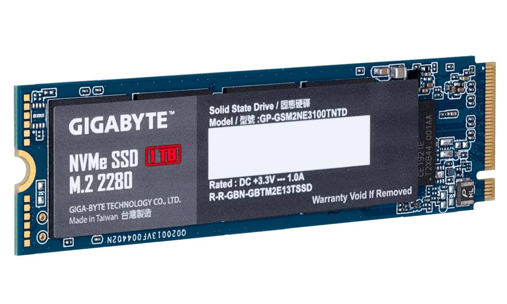Dysk wewnętrzny SSD NVMe/PCIe M.2 1 TB Gigabyte M.2 NVMe PCIe 3.0 x4 Produkt nowy-3