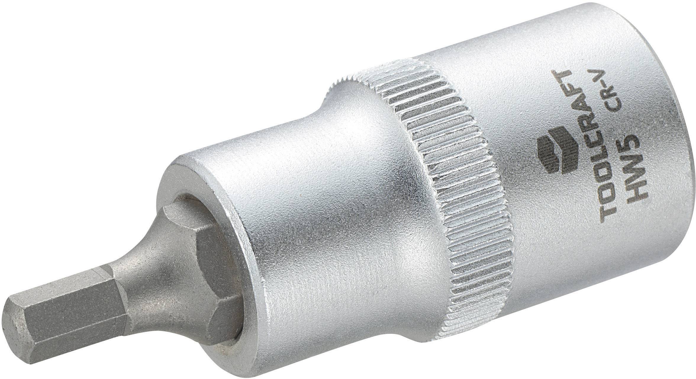TOOLCRAFT 816154 wewnętrzny sześciokąt Nasadka trzpieniowa 5 mm 1/2" (12.5 mm)