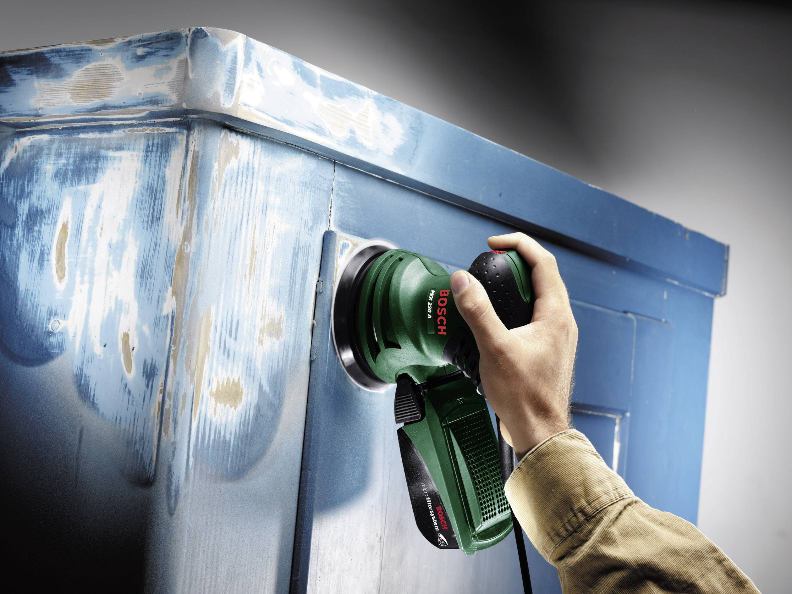 Ексцентрикова шліфувальна машина Bosch Home and Garden PEX 220 A 0603378000, 220 Вт, Ø 125 мм