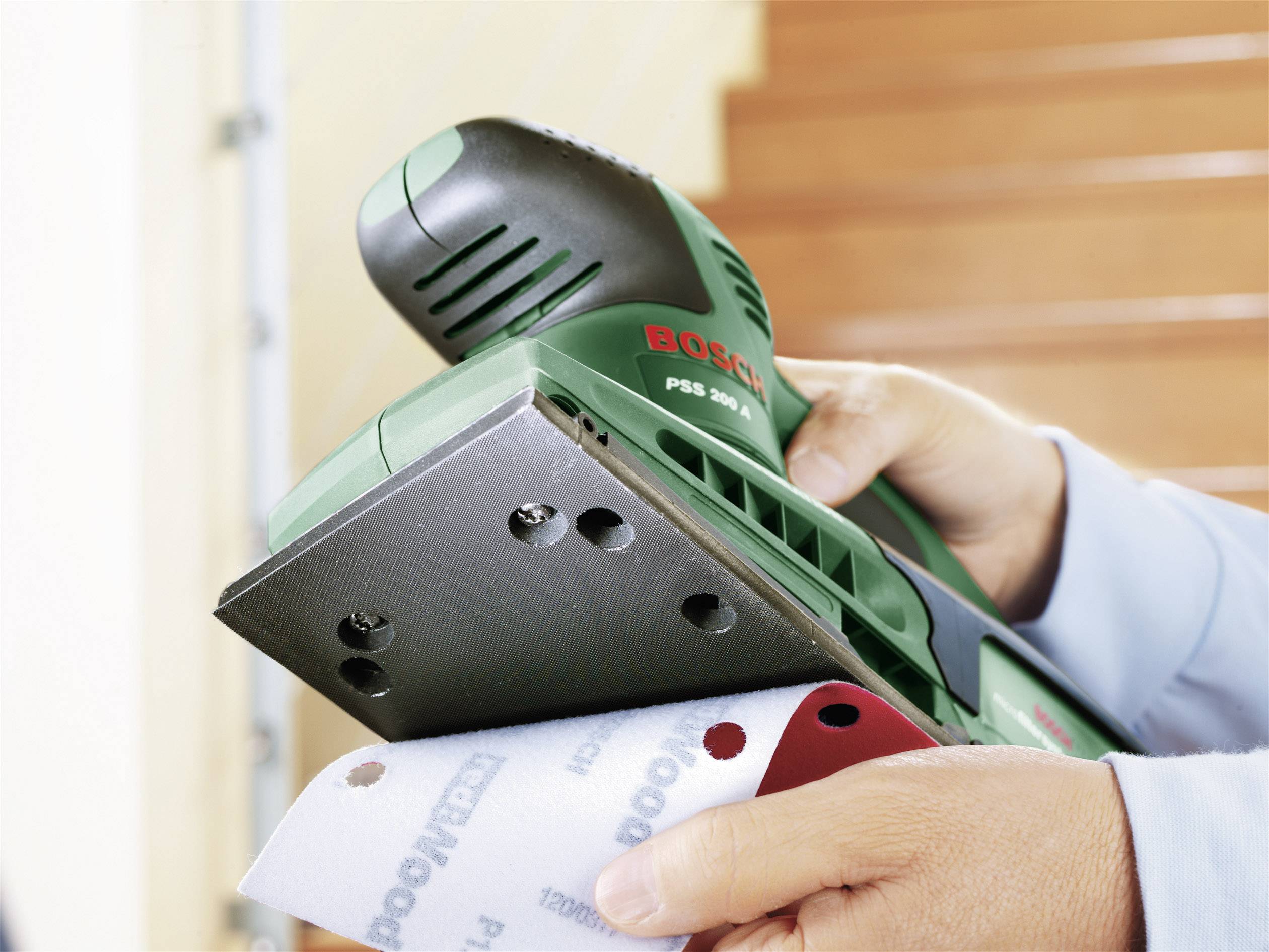 Орбітальна шліфувальна машина Bosch Home and Garden PSS 200 A 0603340300, 200 Вт