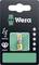 Wkładki do bitów Wera w diamentowym wzornictwie, rozmiar 2, pakowane w czarne opakowanie z logo Wera i pięcioma gwiazdkami.
