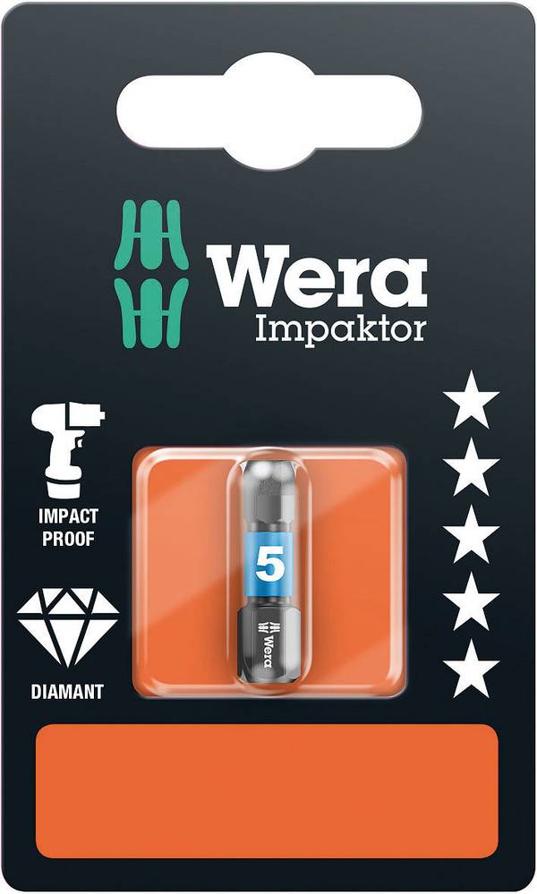 Wera 840/1 IMP DC Impaktor Bits SB SiS   1/4" (6,3 mm)