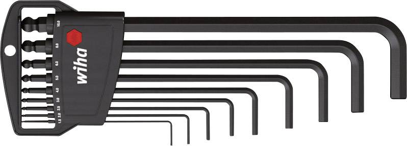 Набір Г-подібних ключів Wiha neu з внутрішнім шестигранником 1,5 мм, 2 мм, 2,5 мм, 3 мм, 4 мм, 5 мм, 6 мм, 8 мм, 10 мм, 9 предм.