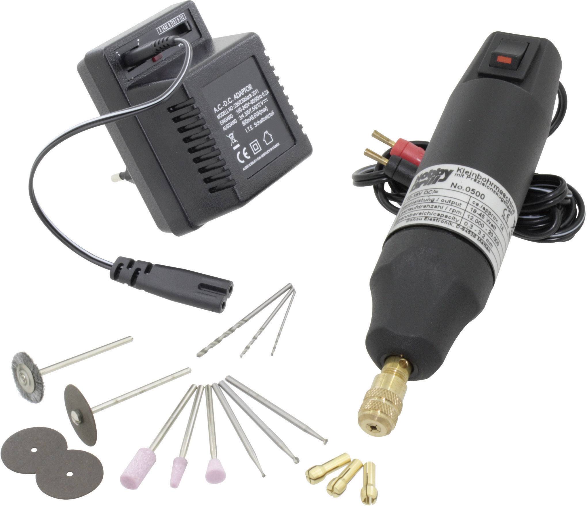 Міні-шліфувальна машина Donau Elektronik 0500V1, 12-18В/DC, 45 Вт