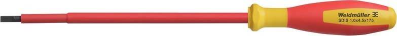 Wkrętak płaski Weidmüller SDIS 1.0X4.5X175 2749840000 Szerokość klingi: 4.5 mm Długość końcówki: 175 mm-0