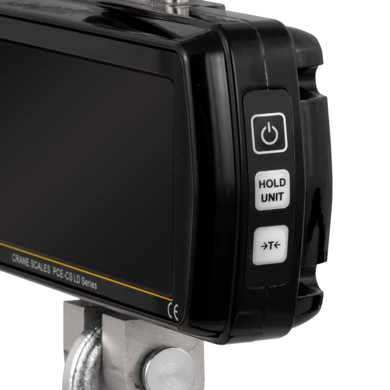 Кранові ваги PCE Instruments, максимальний діапазон вимірювання 500 кг, батарея, чорний колір