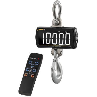 PCE Instruments Waga dźwigowa Zakres pomiaru maks. 1000 kg bateryjne czarny