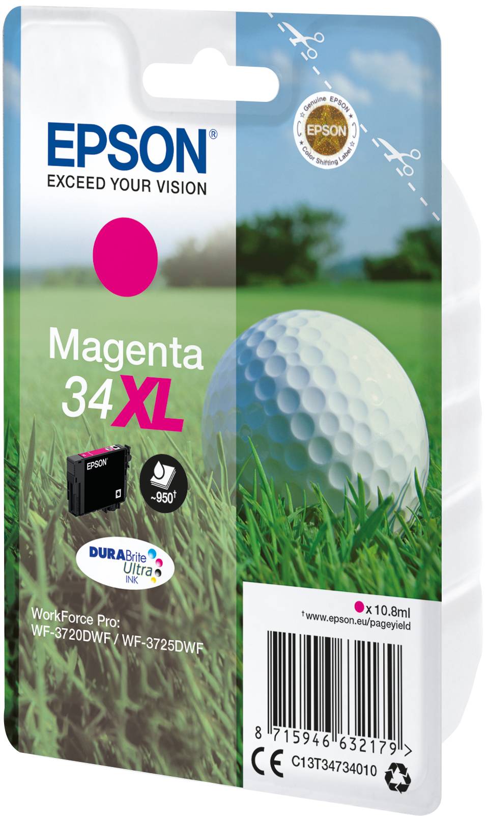 Epson atrament 34XL tusz oryginalny Magenta C 13 T 34734010-8