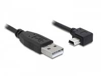 Delock Kabel USB USB 2.0 Złącze męskie USB-A, Złącze męskie USB Mini-B 2.00 m czarny 82682-4