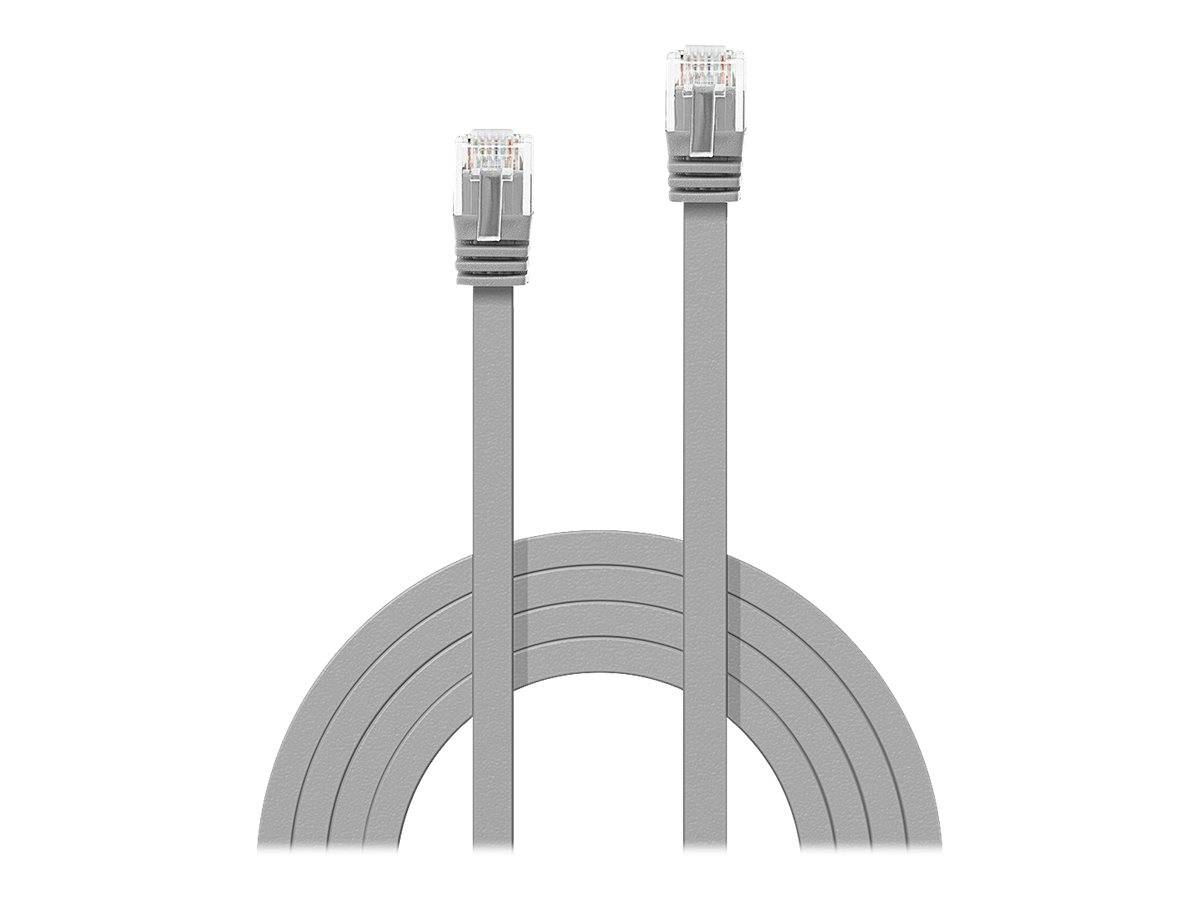 kabel LAN LINDY 47491, 1 szt., RJ45, CAT 6, U/UTP, 1.00 m, szary-5