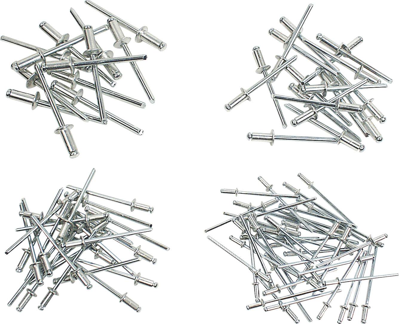 Асортимент заклепок Brüder Mannesmann M 1097-S, вміст 600 комплектів