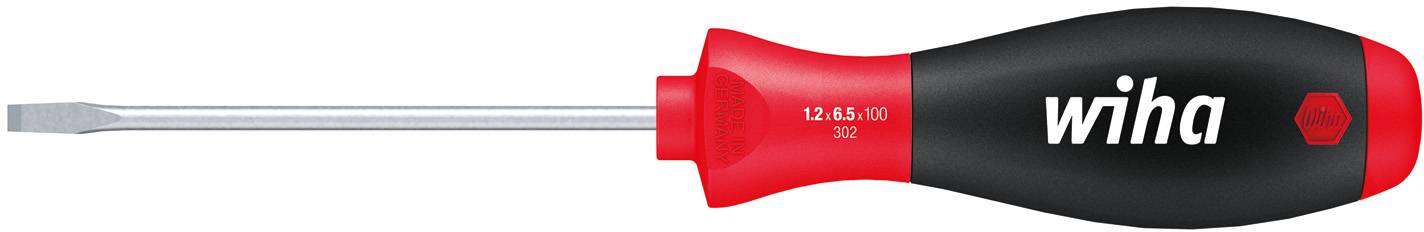 Шлицьова викрутка Wiha 302SF 6,5x150 00703 Ширина леза: 6,5 мм Довжина наконечника: 150 мм