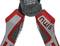 Czerwone i szare szczypce z nadrukiem 'Made in Germany' i 'nws' wskazują na niemiecką jakość narzędzi.