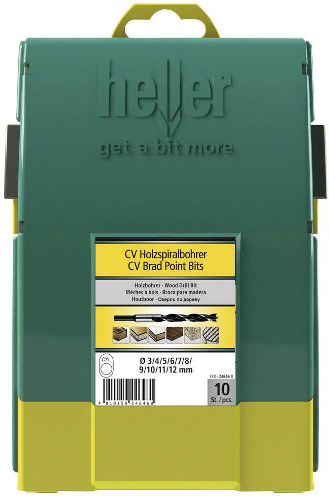 Набір свердел по дереву Heller 24646 0, 1 комплект