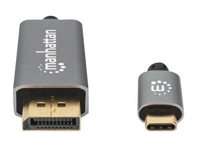 Manhattan Kabel USB DisplayPort 1.4 Złącze męskie USB-C® 2 m wielobarwny 8K UHD 354844-4