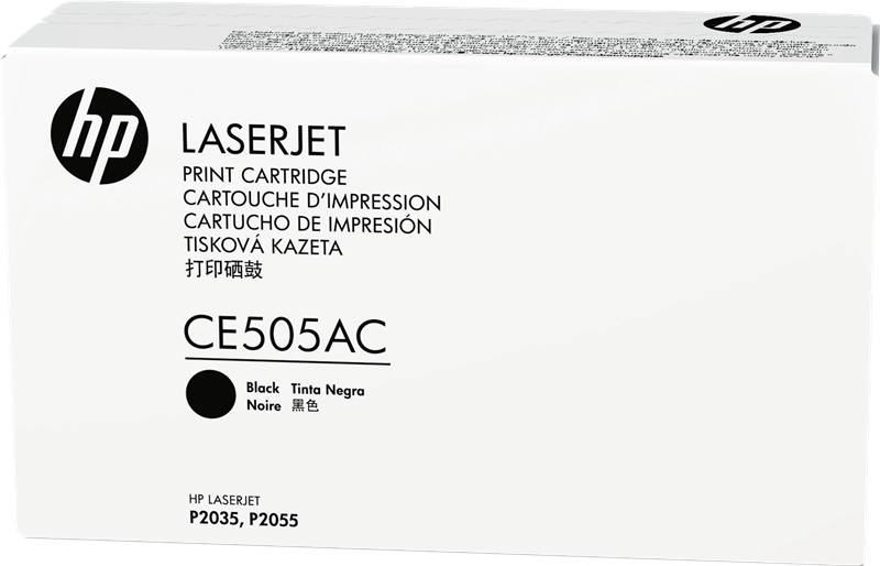 HP Toner 05A tusz oryginalny Czarny 2300 strony CE505AC-0