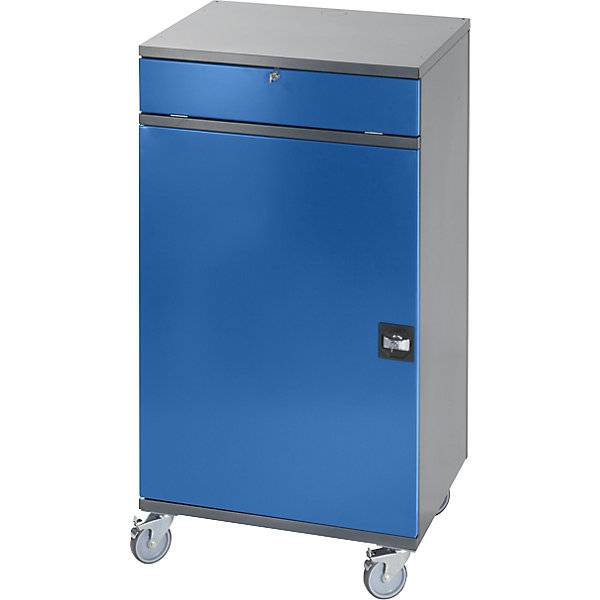 kaiserkraft (D x S x W) 520 x 650 x 1060 mm szary błyszczący, niebieski chagall 1 szt.-1