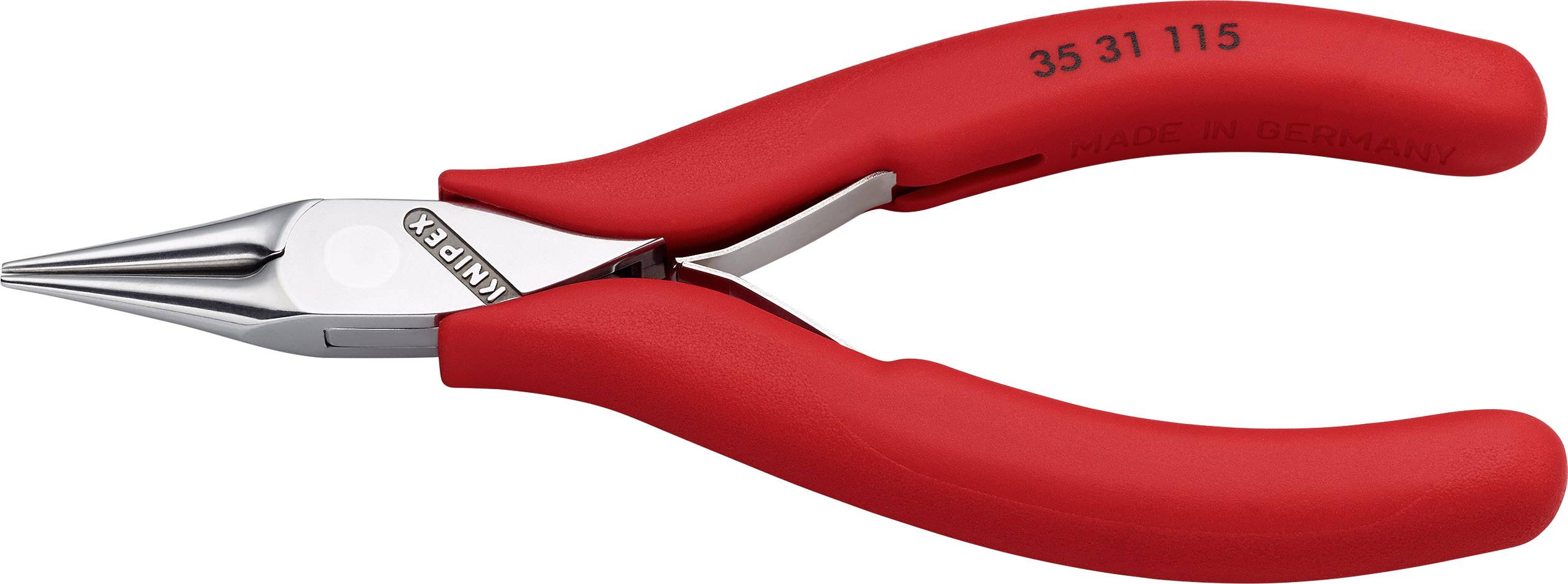 Knipex 35 31 115 dla elektroników i mechaników Szczypce okrągłe proste stal narzędziowa 115 mm