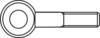 Śruba oczkowa z pierścieniem Toolcraft, M4, długość: 14 mm, stal ocynkowana, 50 szt.