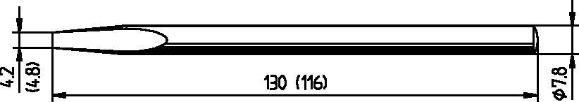 Паяльне жало Ersa 082KD 0082KD 1 шт.