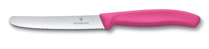 Victorinox 6.7836.L115 Nóż do pomidorów i kiełbasy różowy-1