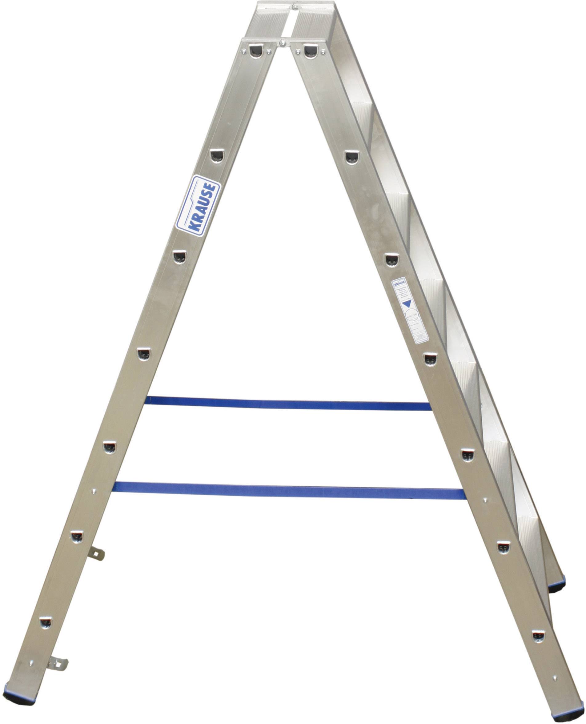 Подвійна драбина Krause 124753 зі сходами, максимальна робоча висота: 3,15 м