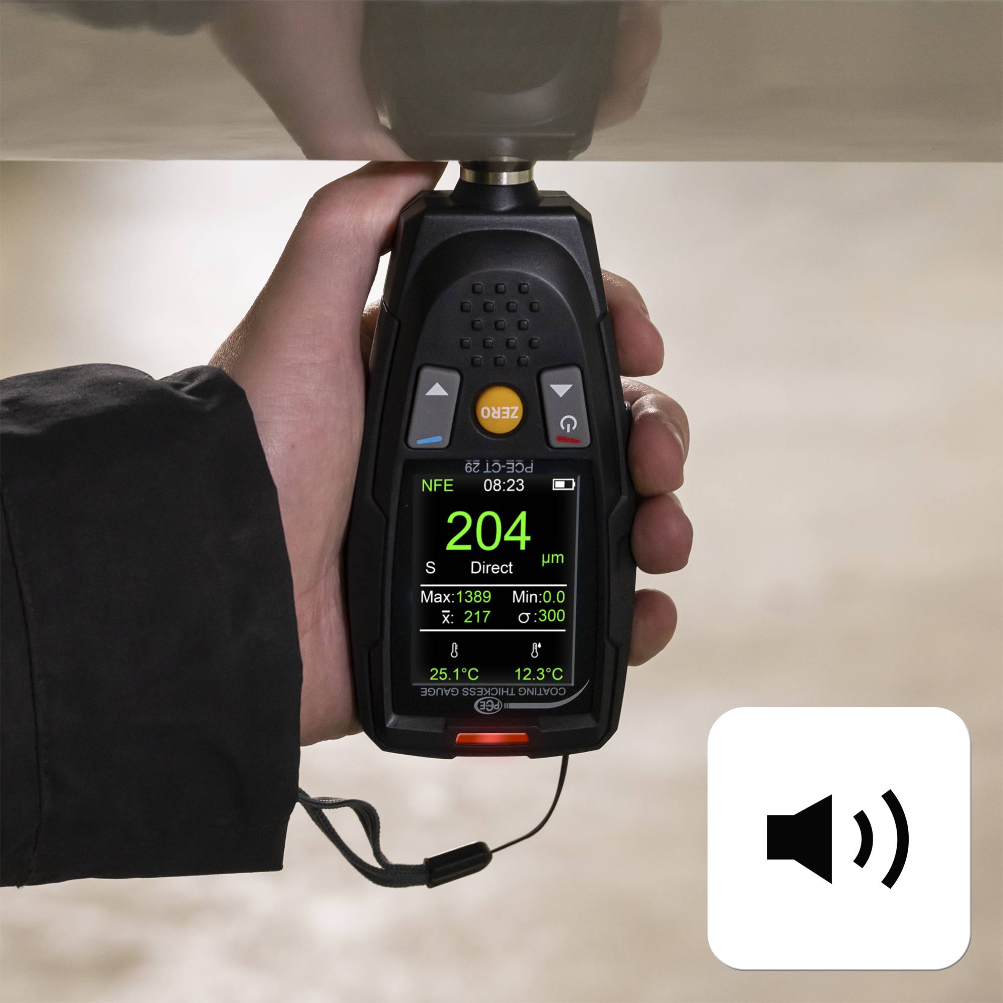 Товщиномір покриття PCE Instruments PCE-CT 29