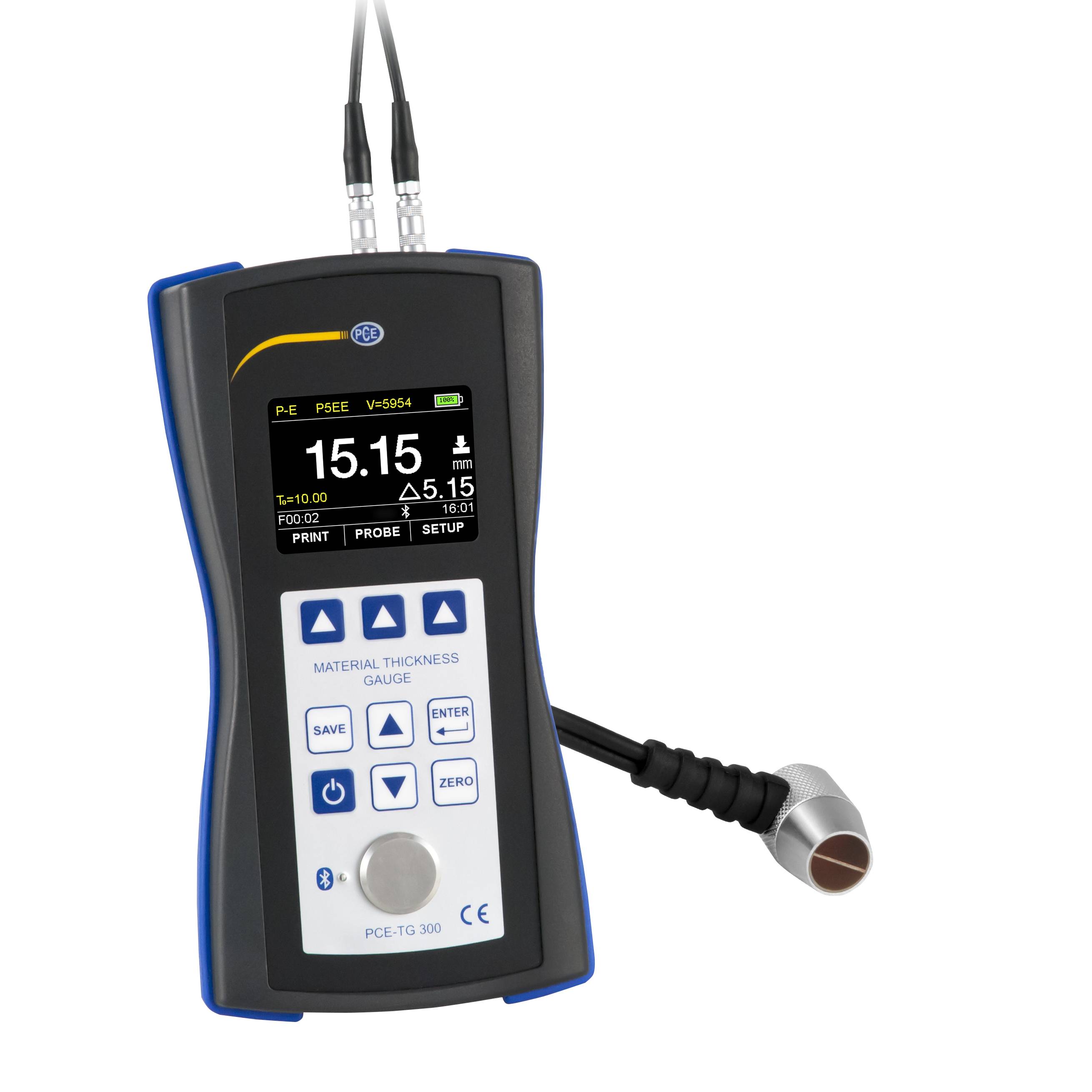 Товщиномір матеріалу PCE Instruments 1 - 600 мм