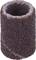 Brązowa, cylindryczna taśma szlifierska do narzędzia Dremel, używana do polerowania lub szlifowania powierzchni.
