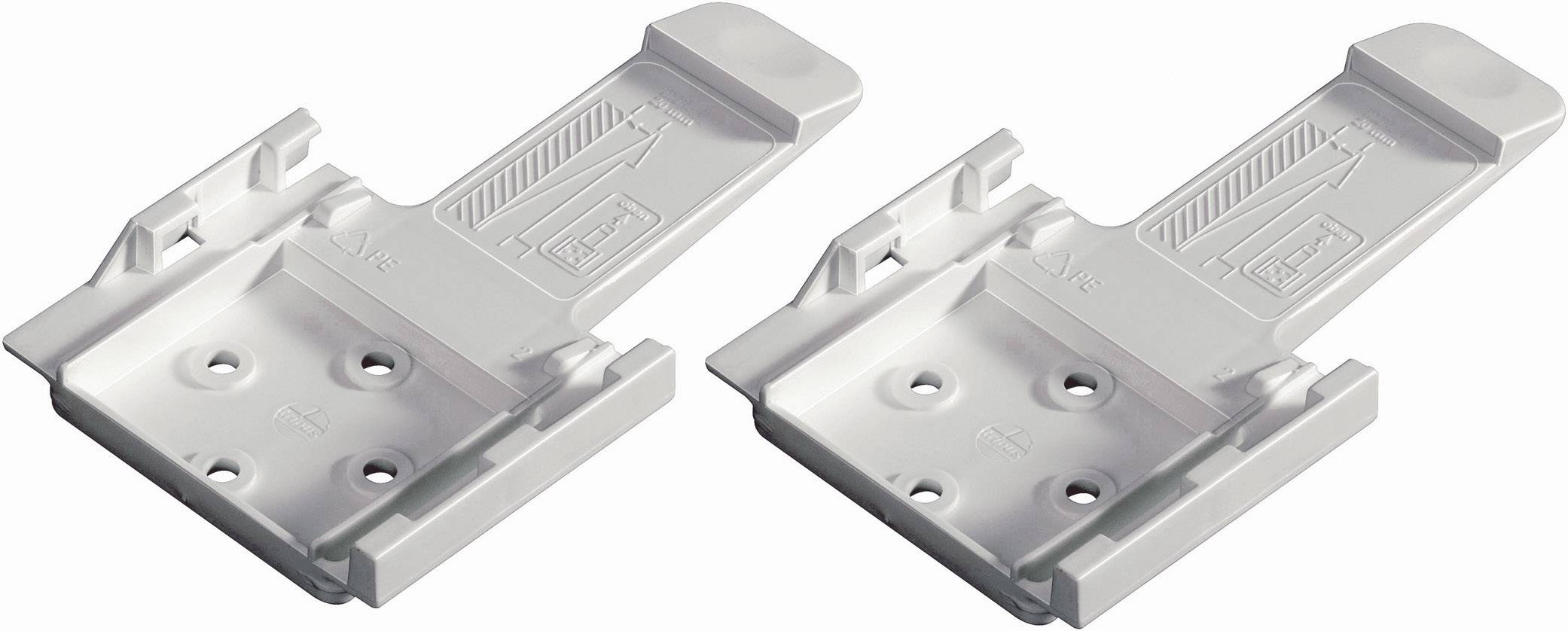 Кронштейни для упорів коліс, пара.