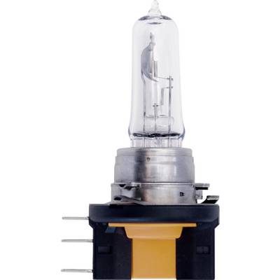 Lampa halogenowa na białym tle, przedstawiona w zbliżeniu, ukazująca szczegóły żarnika i oprawki.