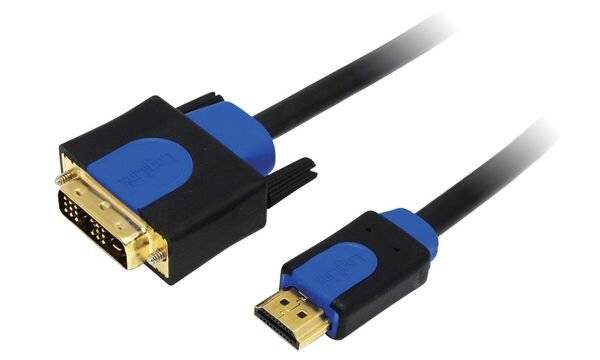 Kabel DVI LogiLink Kabel CHB3105, DVI 18+1pin do HDMI-A, 5.00 m-2