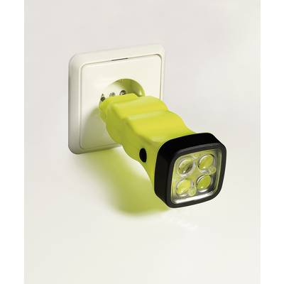 Reflektor ręczny akumulatorowy AccuLux Four LED EX 417222  żółty