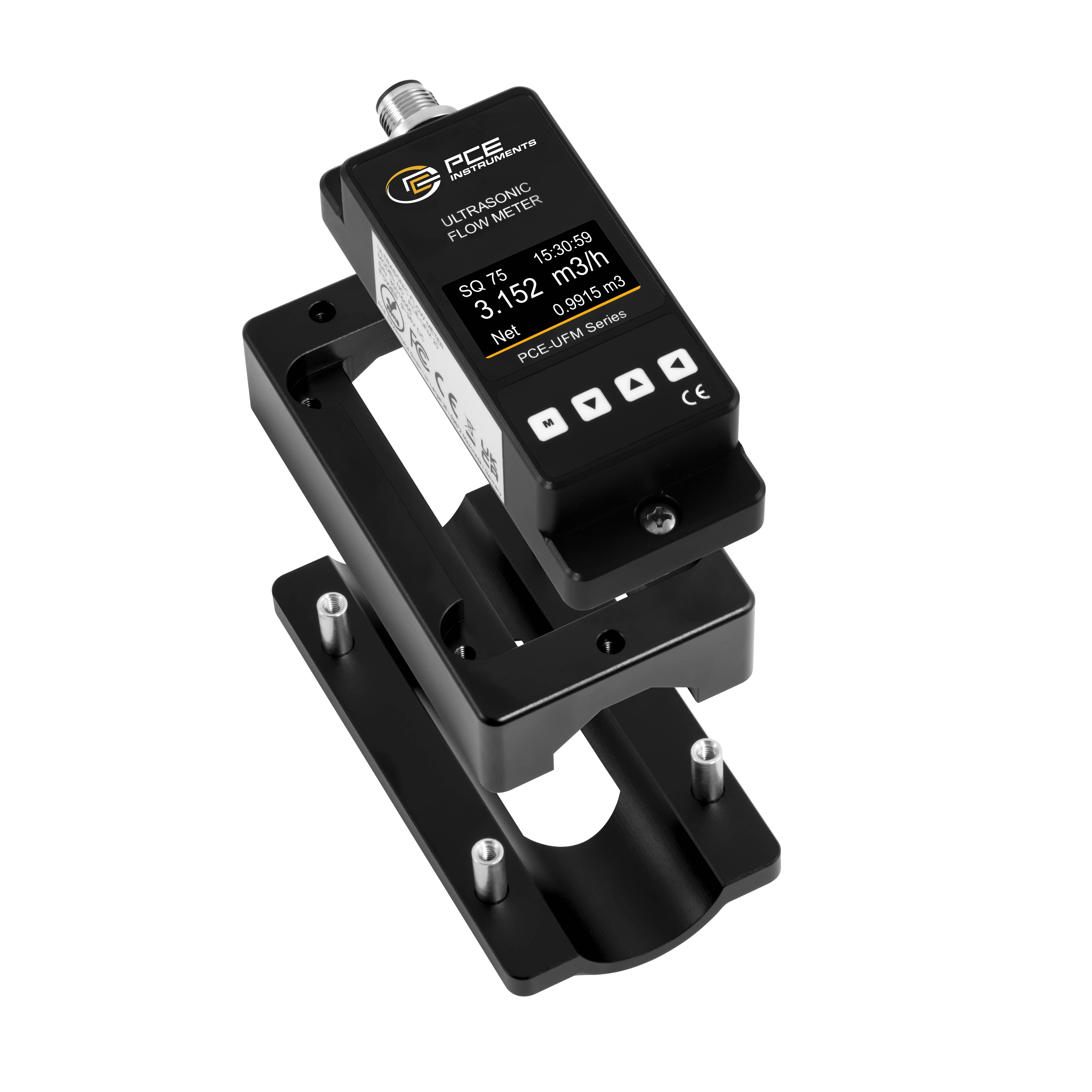 PCE Instruments PCE-UFM 15 Zasilanie (zakres): 9 - 36 V/DC Zakres pomiarowy: 0.1 - 5 m/s 1 szt.-3