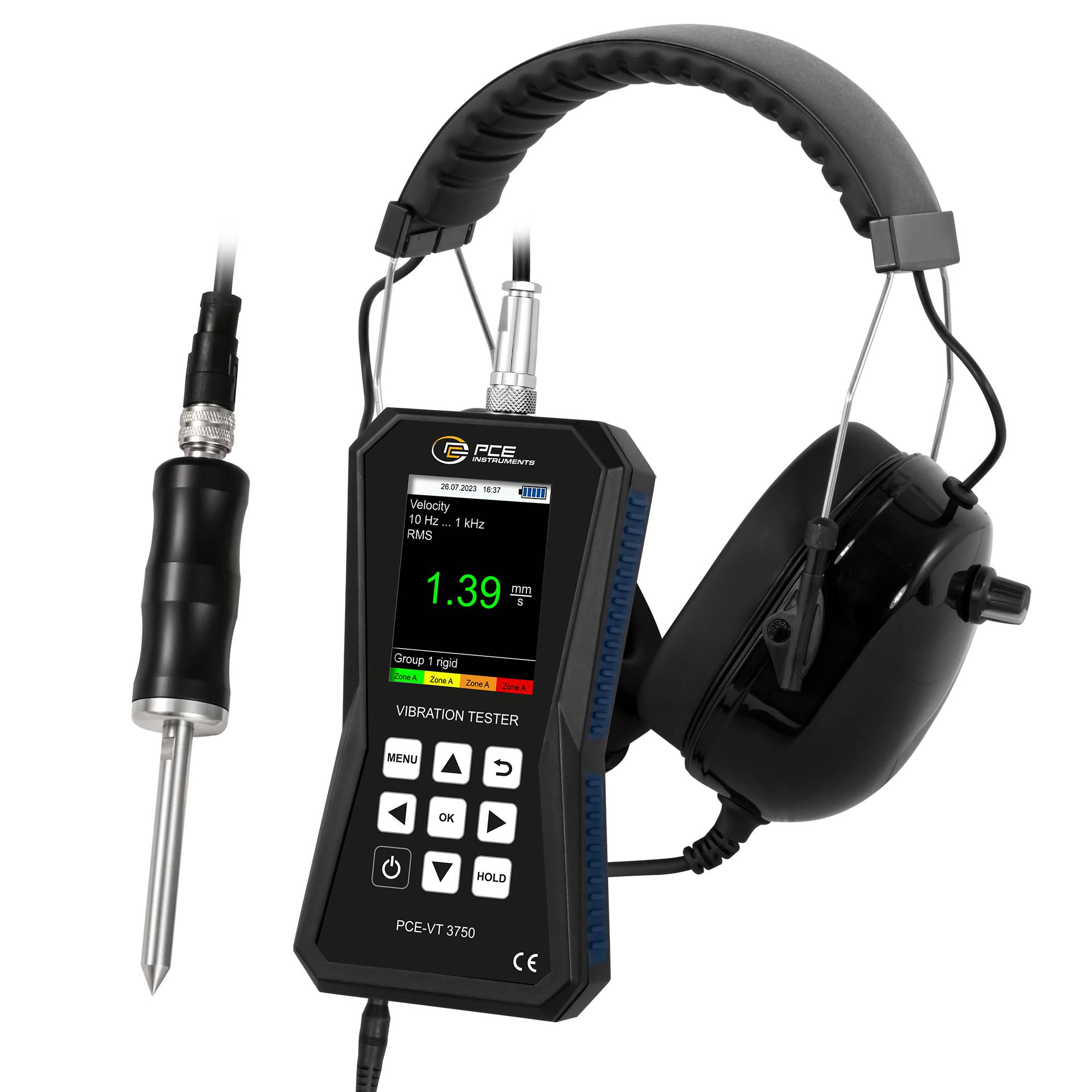 Miernik drgań PCE Instruments