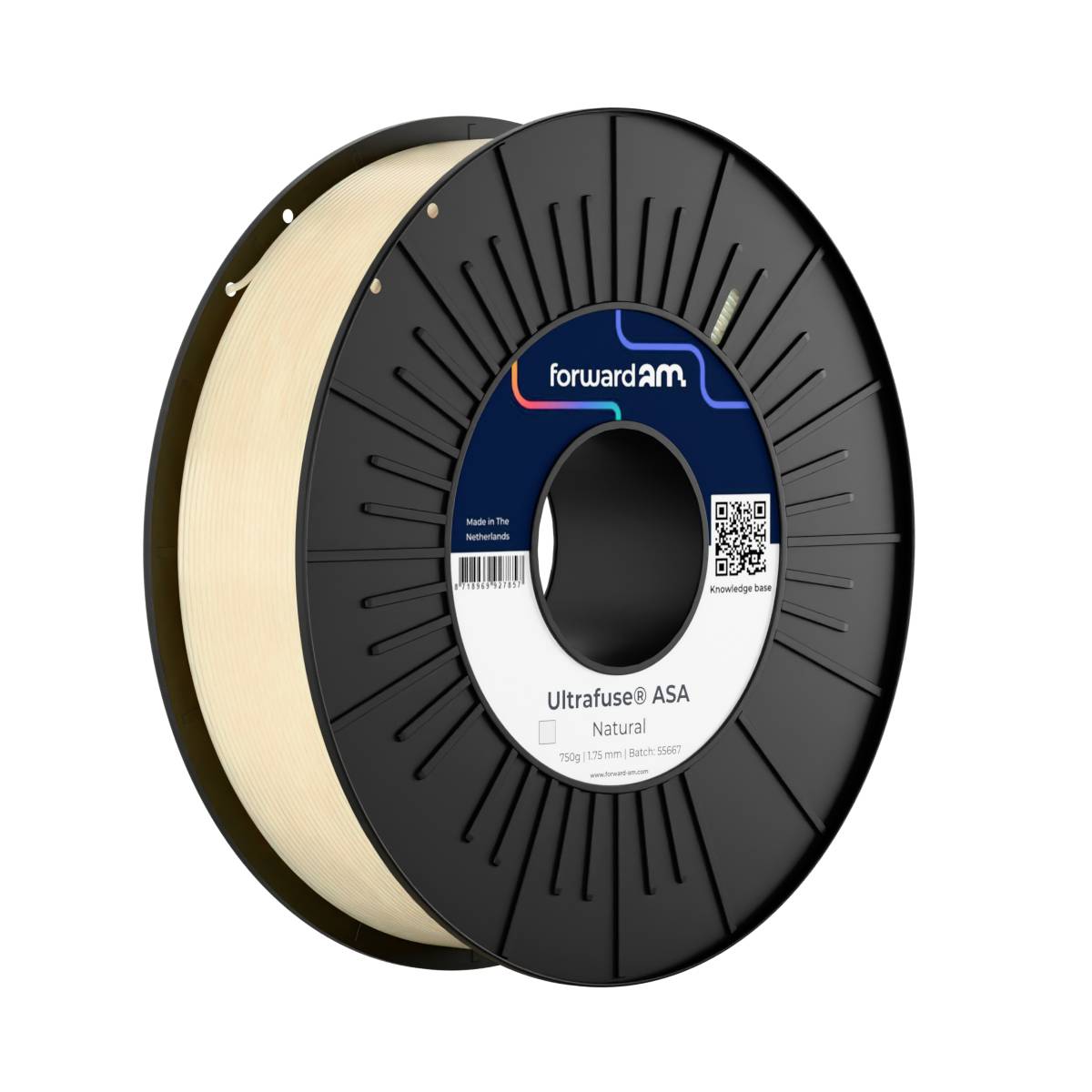 Filament do drukarek 3D ASA BASF Ultrafuse 26119, Średnica filamentu: 1.75 mm, 750 g, naturalny-4